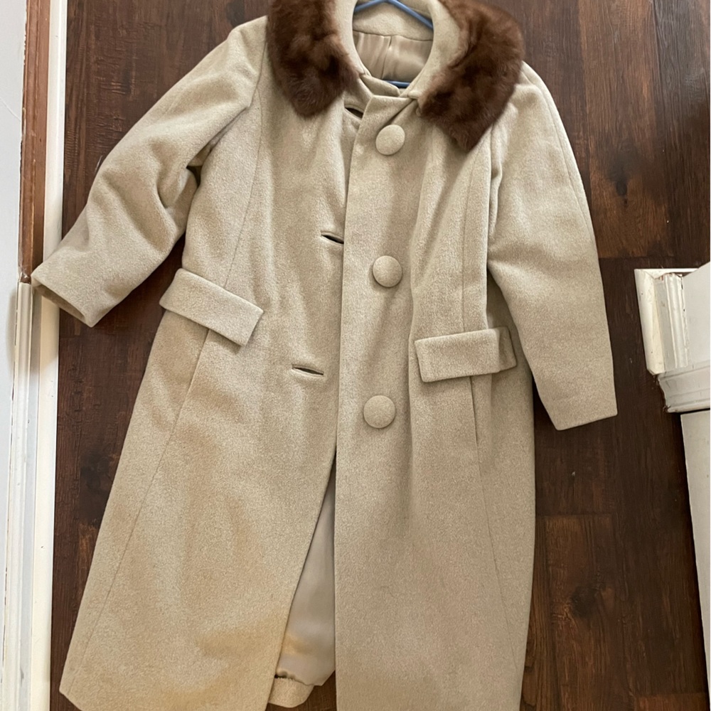 Vintage Wool 50s Swing Coat